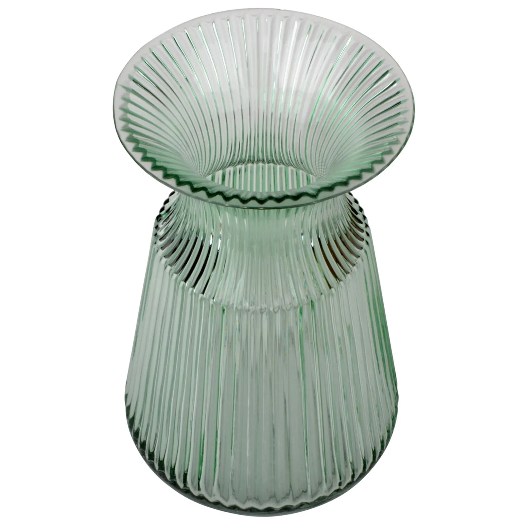 Reliable Quality Grace Mitchell Green Glass Vase, 11