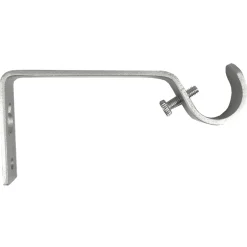 Reliable Quality Silver 3/4 Single Rode Bracket