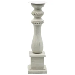 Reliable Quality White Beaded Candle Holder, 15