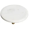 Reliable Quality White Marbled Footed Trinket Tray, 8