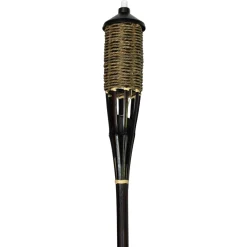 Reliable Quality Woven Rope & Bamboo Garden Torch