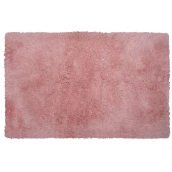 Sale (C188) Senses Pink Shag Area Rug, 5 7