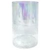 Sale Clear Glass Pillar Candle Holder, 8