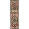 Sale (D568) Freya Pink Medallion Washbale Runner, 2 7
