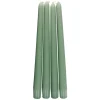 Sale 4-Pack Green Unscented Overdip Taper Candles, 10