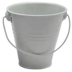Sale 2-Pack Grey Paint Bucket Citronella Candles, Small