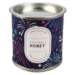 Sale Vanilla Bean & Honey Scented Tin Candle, 6.5Oz