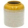 Sale Yellow & White Ceramic Vase, 6