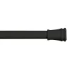 Top Sellers 28-48 Rogers Black Window Tension Rod 5/8