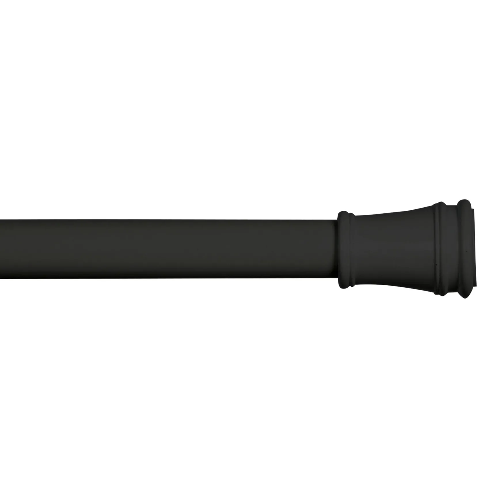Top Sellers 28-48 Rogers Black Window Tension Rod 5/8
