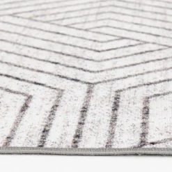 Top Sellers (D584) Venus Grey Geometric Area Rug, 7 10
