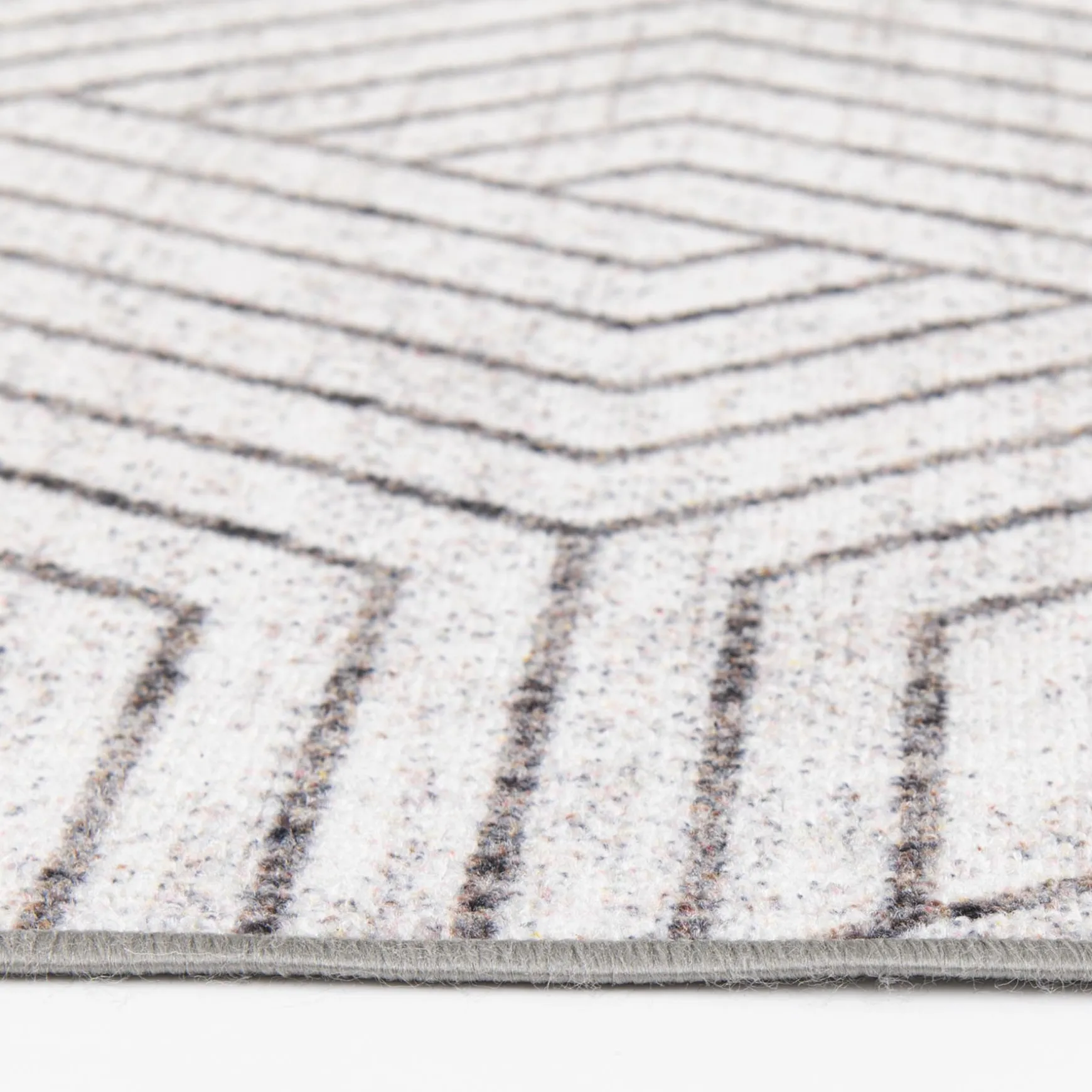 Top Sellers (D584) Venus Grey Geometric Area Rug, 7 10