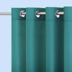 Top Sellers Darian Turquoise Outdoor Light Filtering Curtain Panel, 95