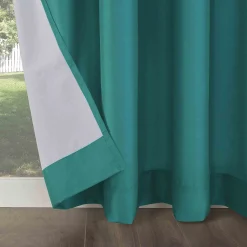 Top Sellers Darian Turquoise Outdoor Light Filtering Curtain Panel, 95