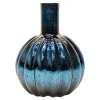 Top Sellers Dark Teal Round Bud Glass Vase, 5