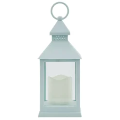 Top Sellers Light Blue Led Lantern, 9.5