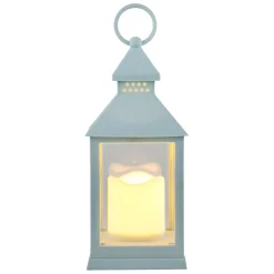 Top Sellers Light Blue Led Lantern, 9.5