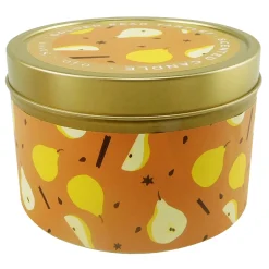 Top Sellers Pear Tartlet Scented Tin Jar Candle, 9Oz