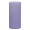 Top Sellers Purple Unscented Overdip Pillar Candle, 6